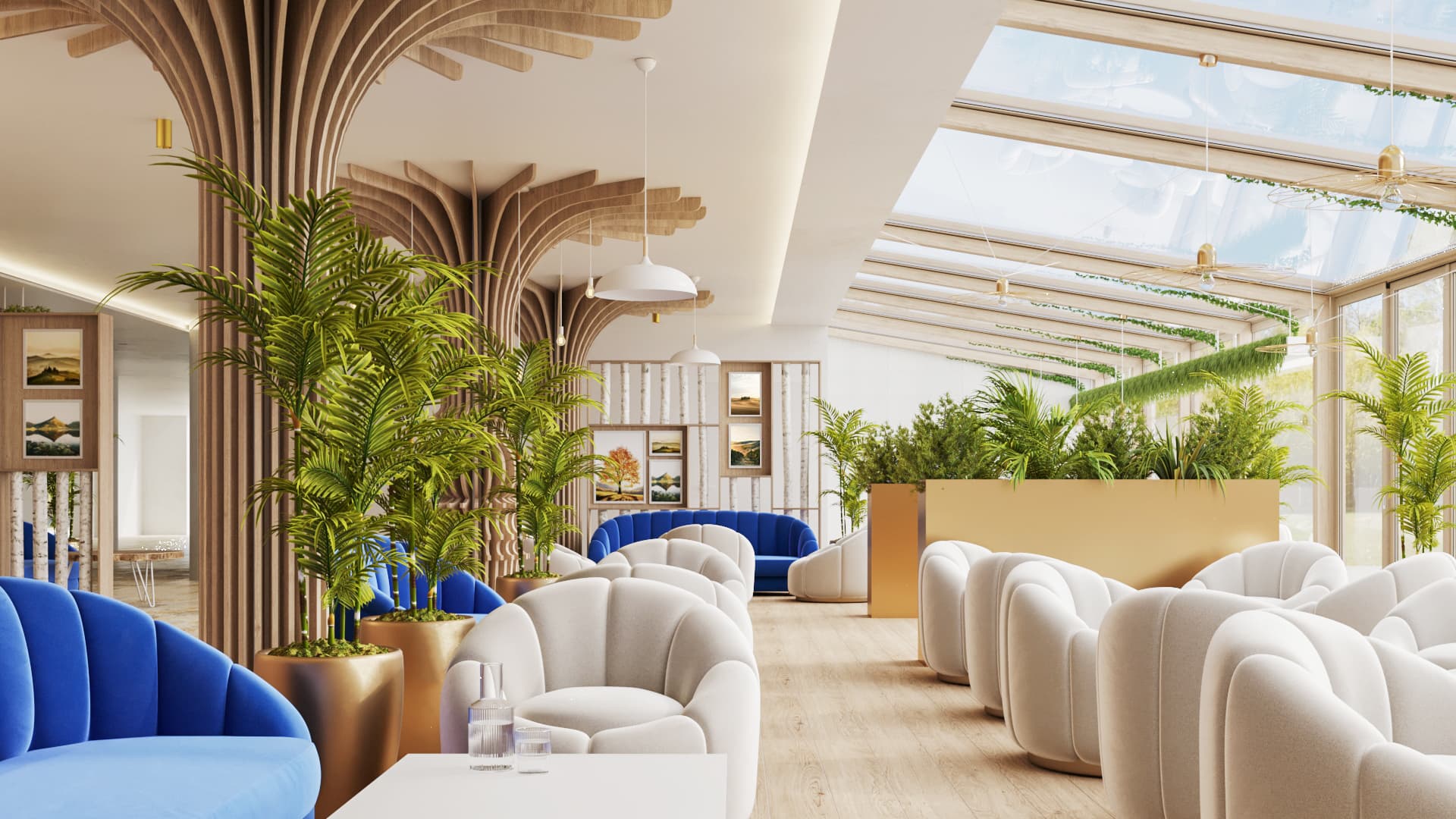 Lounge relaxation area